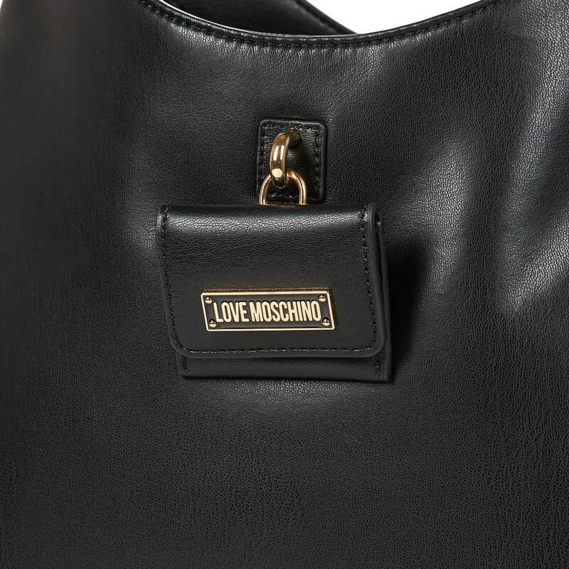 Love Moschino MINI LOCK Nero Borse a spalla Donna - 4