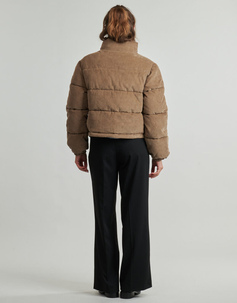 Duvet Guess CROPPED PUFFER Beige Women's Down Jackets - 4