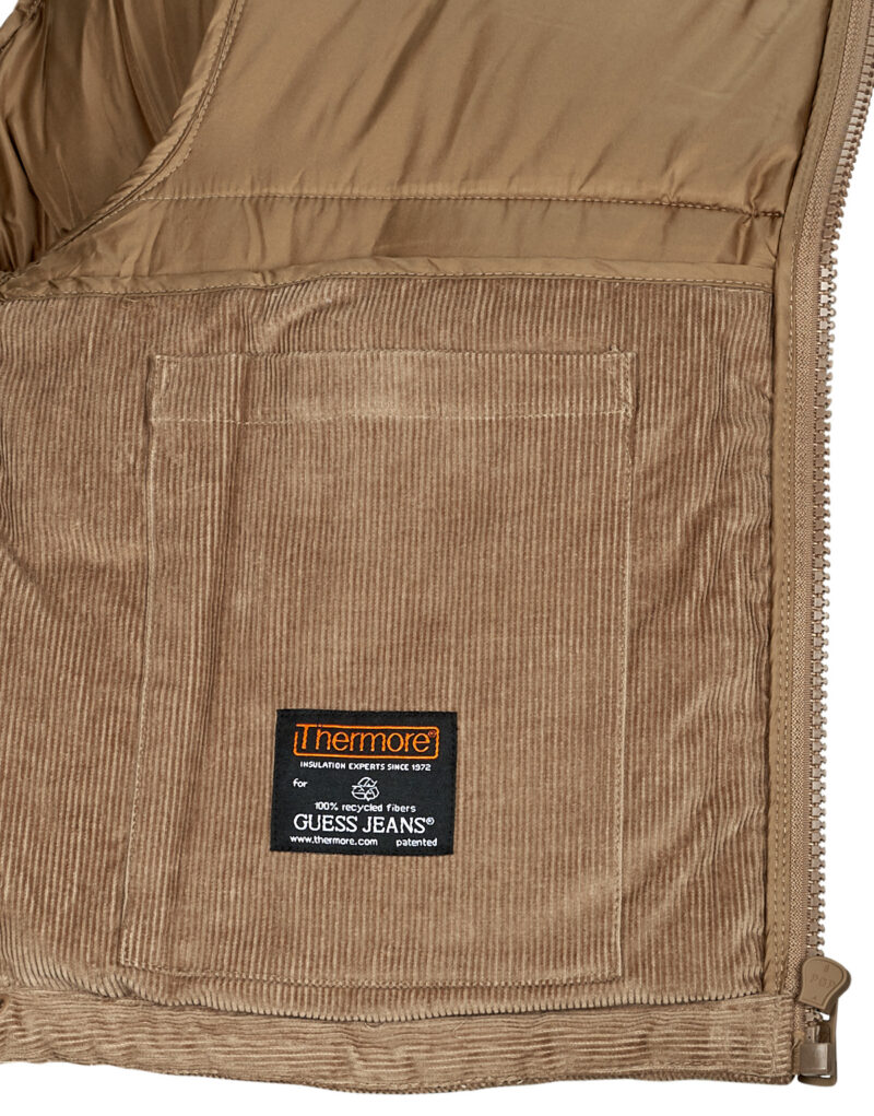Duvet Guess CROPPED PUFFER Beige Women's Down Jackets - 6