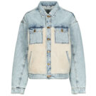 Sweatshirt Rip Curl CRUISIN SHERPA DENIM JACKET Bleu Sweatshirts Femme - 1