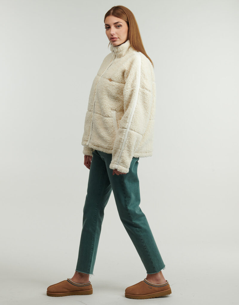 Felpa Rip Curl CALA NIGHTS SHERPA JACKET Bianco Felpe Donna - 3