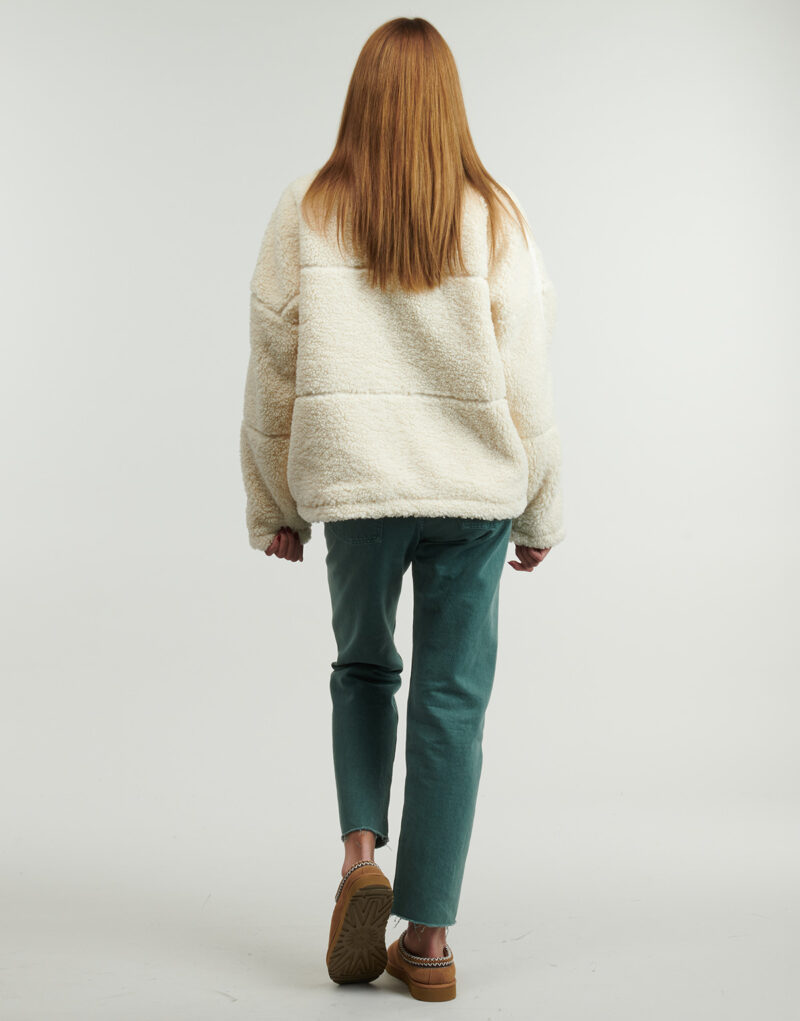 Felpa Rip Curl CALA NIGHTS SHERPA JACKET Bianco Felpe Donna - 4