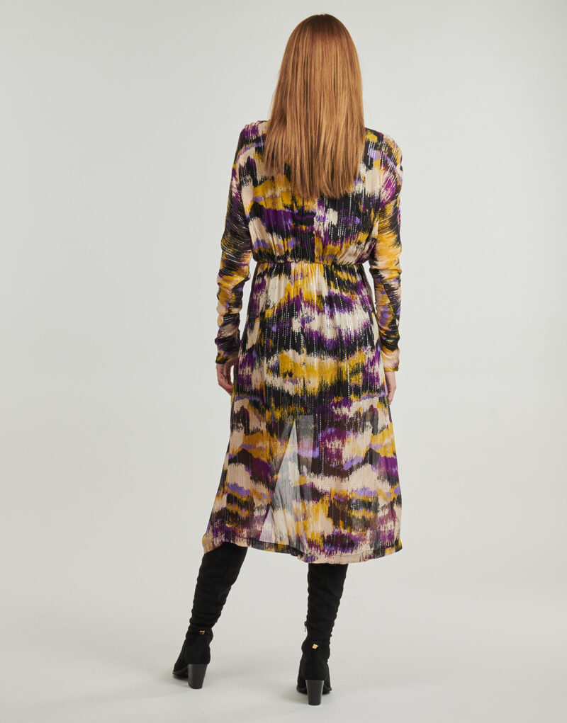 Abito   Vila  VIGALIRA   Multicolore -   Abiti Lunghi Donna - 4