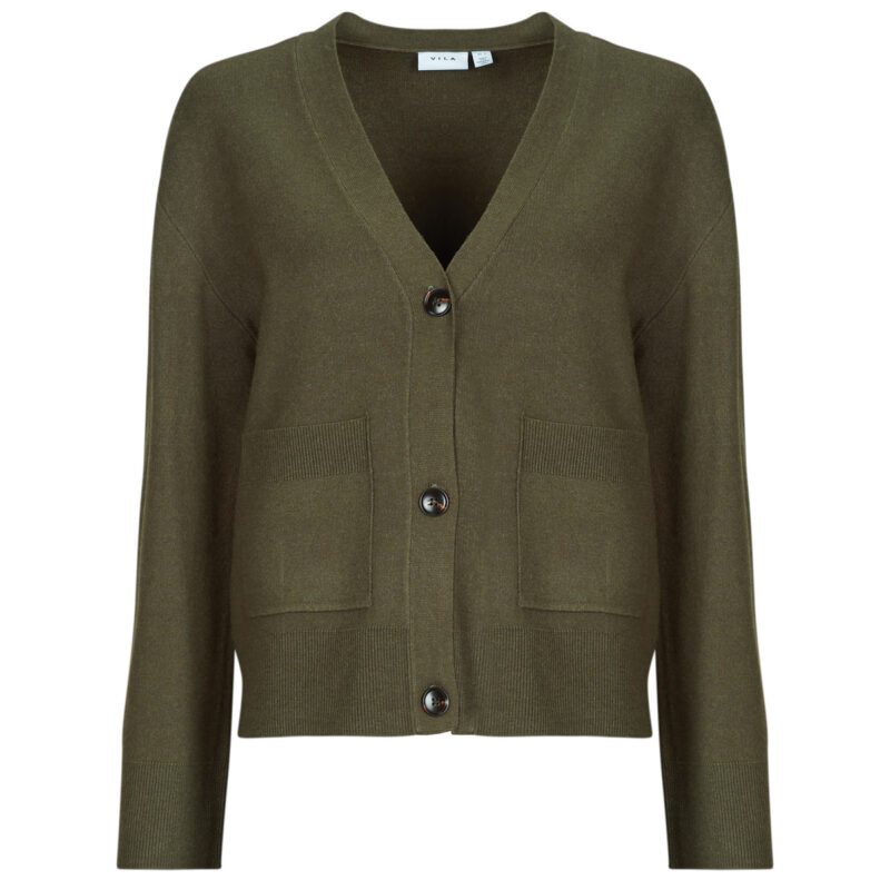 Gilet / Cardigan  Vila  VICASSIE   Kaki -  Gilet / Cardigan Donna - 1