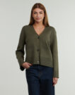 Gilet / Cardigan  Vila  VICASSIE   Kaki -  Gilet / Cardigan Donna - 2