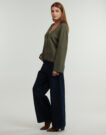 Gilet / Cardigan  Vila  VICASSIE   Kaki -  Gilet / Cardigan Donna - 3
