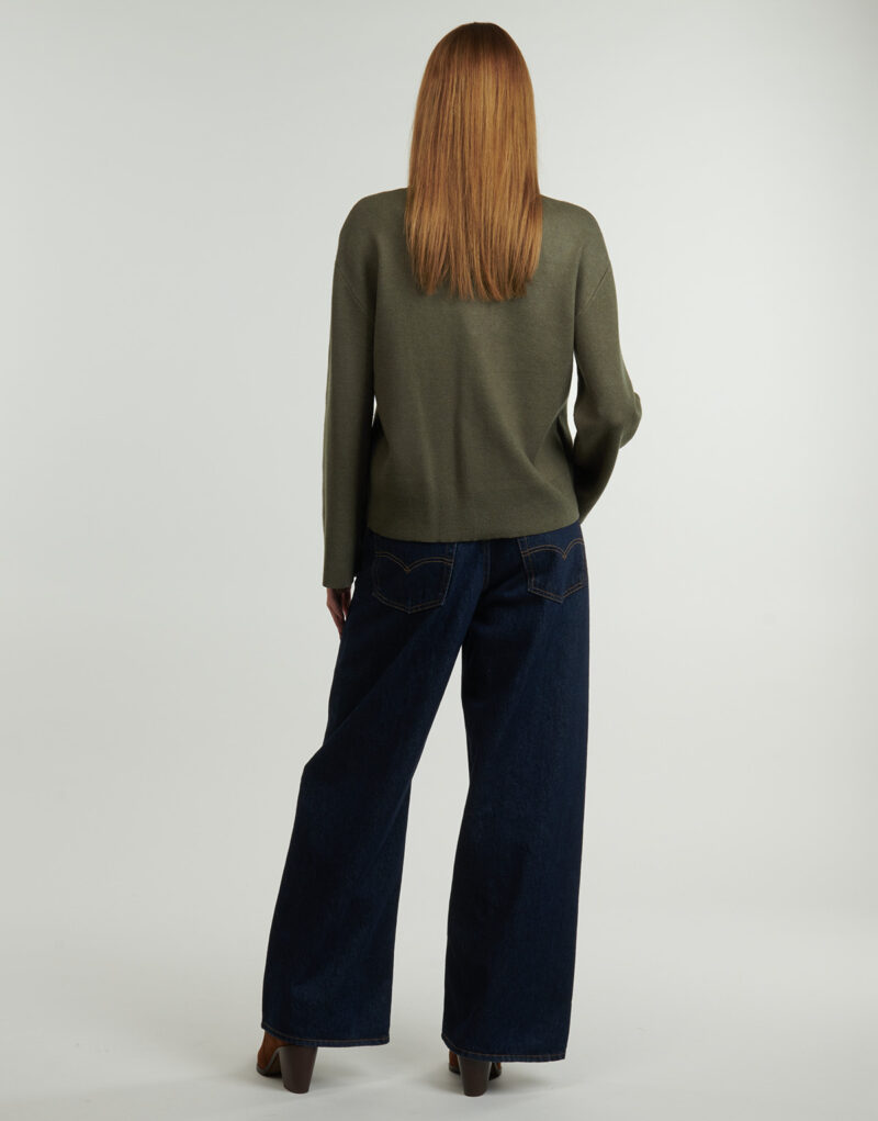 Gilet / Cardigan  Vila  VICASSIE   Kaki -  Gilet / Cardigan Donna - 4