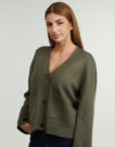 Gilet / Cardigan  Vila  VICASSIE   Kaki -  Gilet / Cardigan Donna - 5