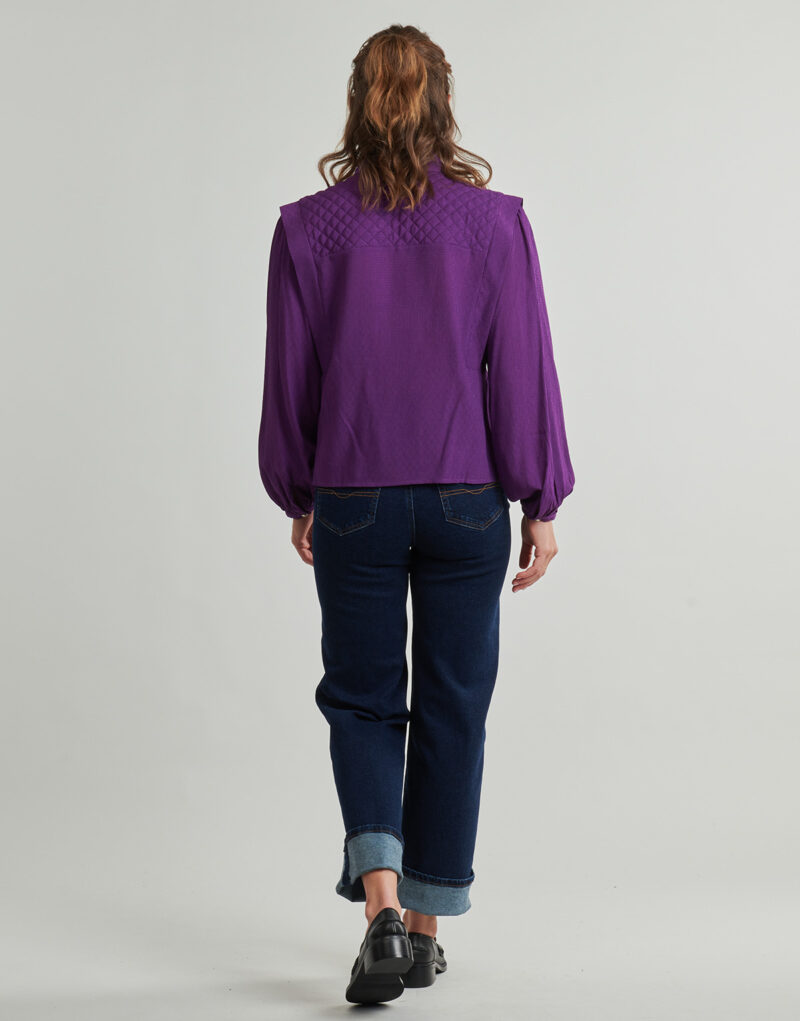 Vila VIDAYSA Purple Blouse Women's Blouses - 4