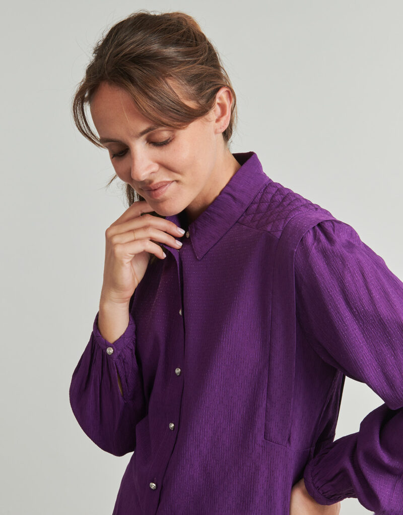 Vila VIDAYSA Purple Blouse Women's Blouses - 5