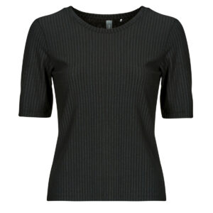 T-shirt  Only Play  ONPSEREN ON 2/4 REG RIB  Nero -  T-shirt maniche corte Donna