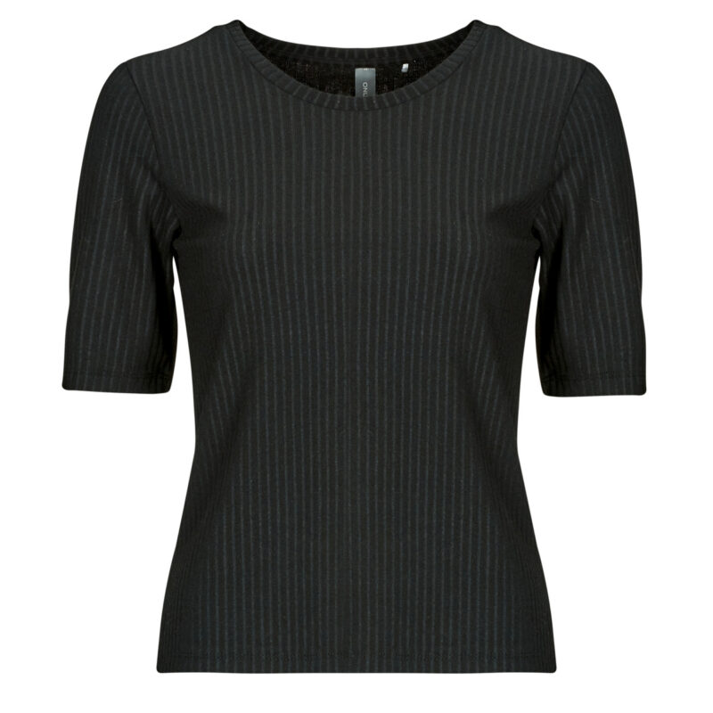 T-Shirt Only Play ONPSEREN ON 2/4 REG RIB Nero T-shirt maniche corte Donna - 1