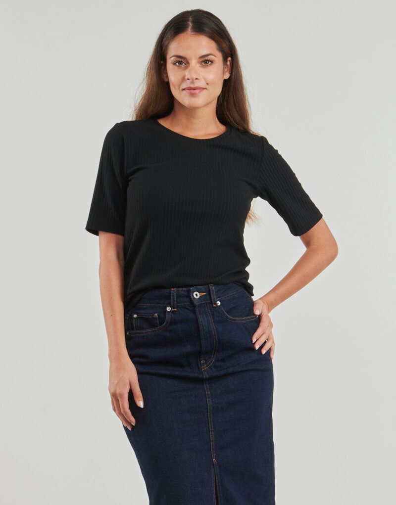 T-Shirt Only Play ONPSEREN ON 2/4 REG RIB Nero T-shirt maniche corte Donna - 2