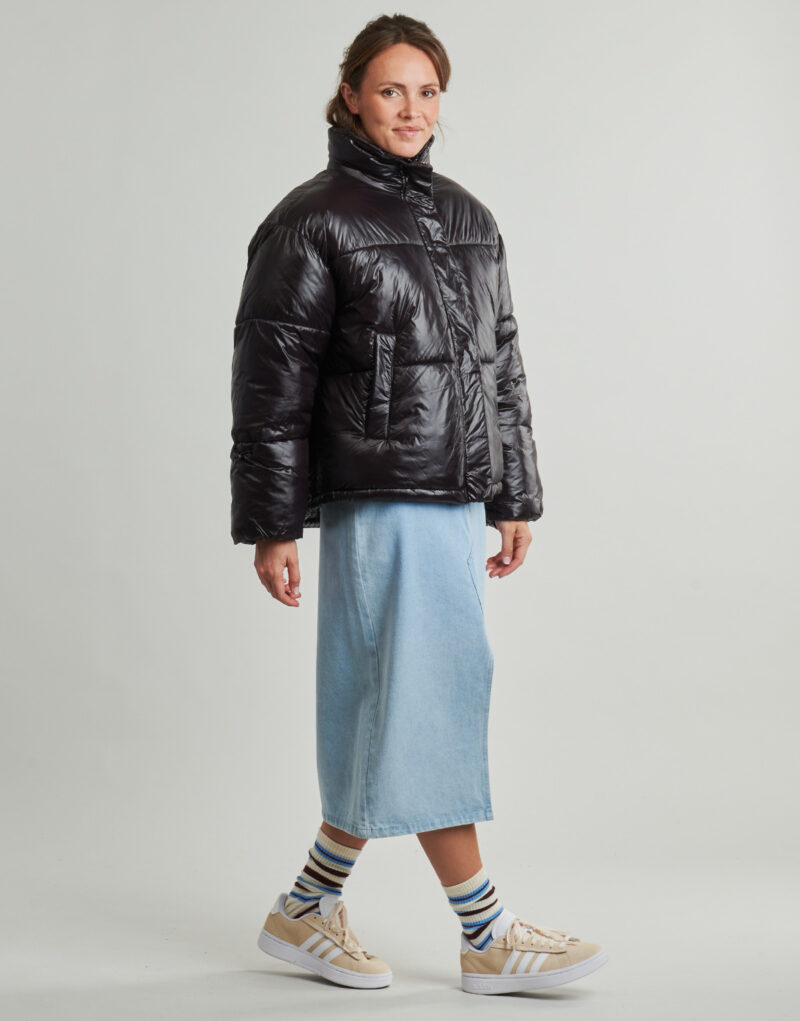 Daunenjacke Noisy May NMALLIE SHINY Schwarz Damen Daunenjacken - 3