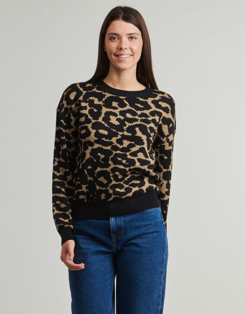 Maglione  Vero Moda  VMSILJEANIMAL   Multicolore -  Maglioni Donna - 2