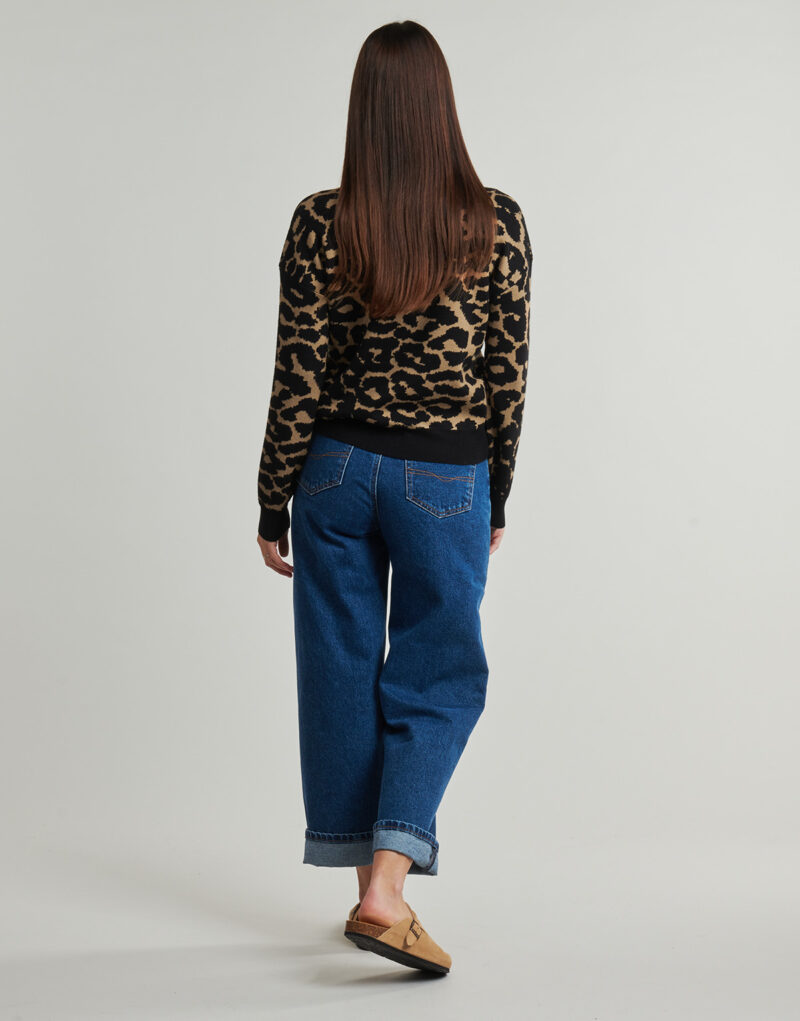 Maglione  Vero Moda  VMSILJEANIMAL   Multicolore -  Maglioni Donna - 4