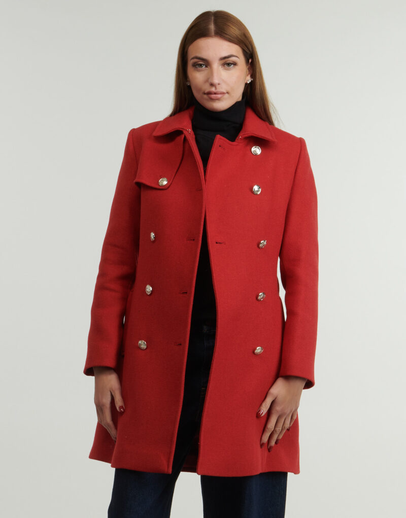 Mantella  Morgan  GEVA  Rosso -  Mantelle Donna - 2