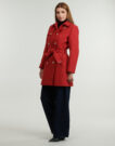 Mantella  Morgan  GEVA  Rosso -  Mantelle Donna - 3