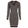 Vestido corto Guess POLO AUBREY 4G Marrone Vestidos cortos Mujer