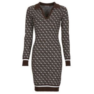 Abito corto  Guess  POLO AUBREY 4G  Marrone -  Abiti corti Donna