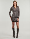 Abito corto  Guess  POLO AUBREY 4G  Marrone -  Abiti corti Donna - 2