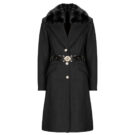 Coat Guess NEW PATRICE Black Mantelle Donna - 1