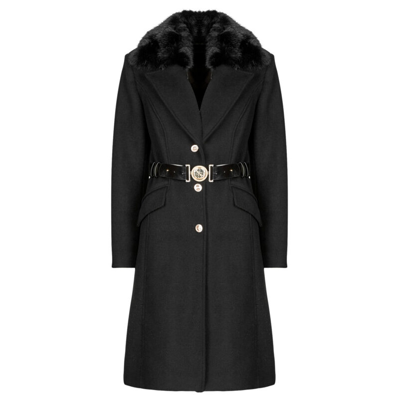 Coat Guess NEW PATRICE Black Mantelle Donna - 1