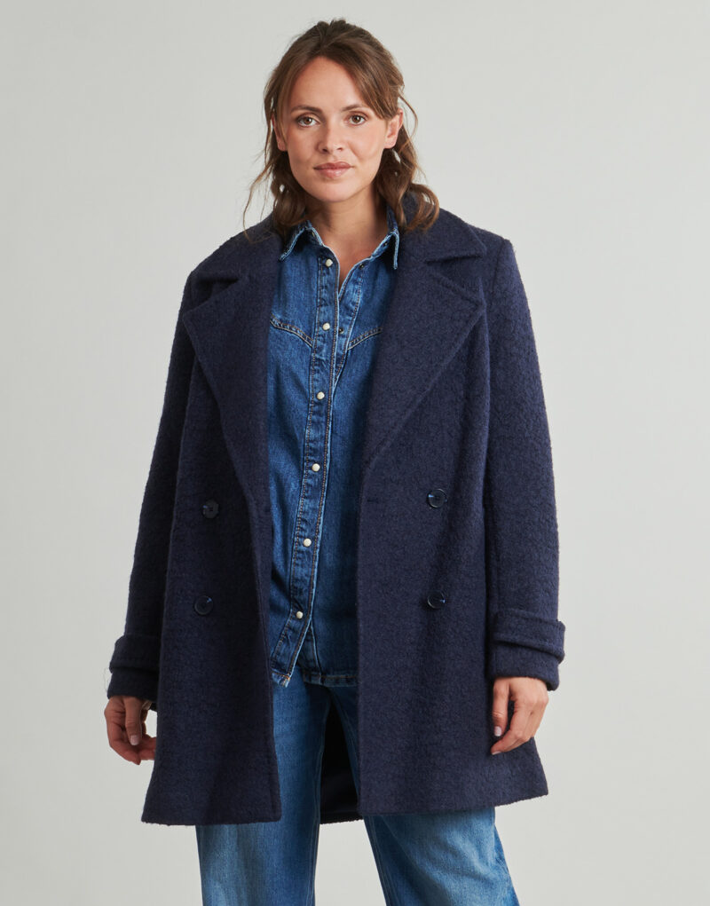 Coat Guess LEONA Marine Mantelle Donna - 2