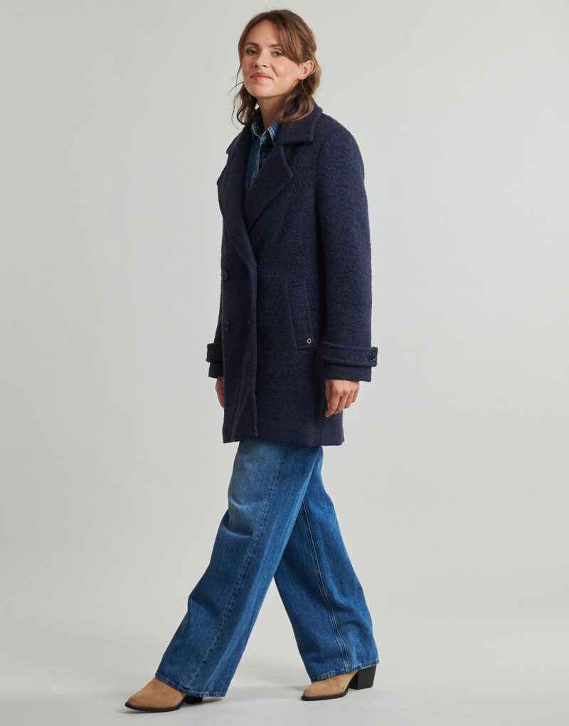 Coat Guess LEONA Marine Mantelle Donna - 3