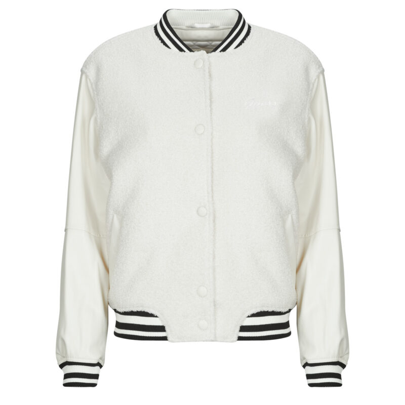Jacke Guess DANIELLE Beige Damenjacken f&uuml;rs College - 1