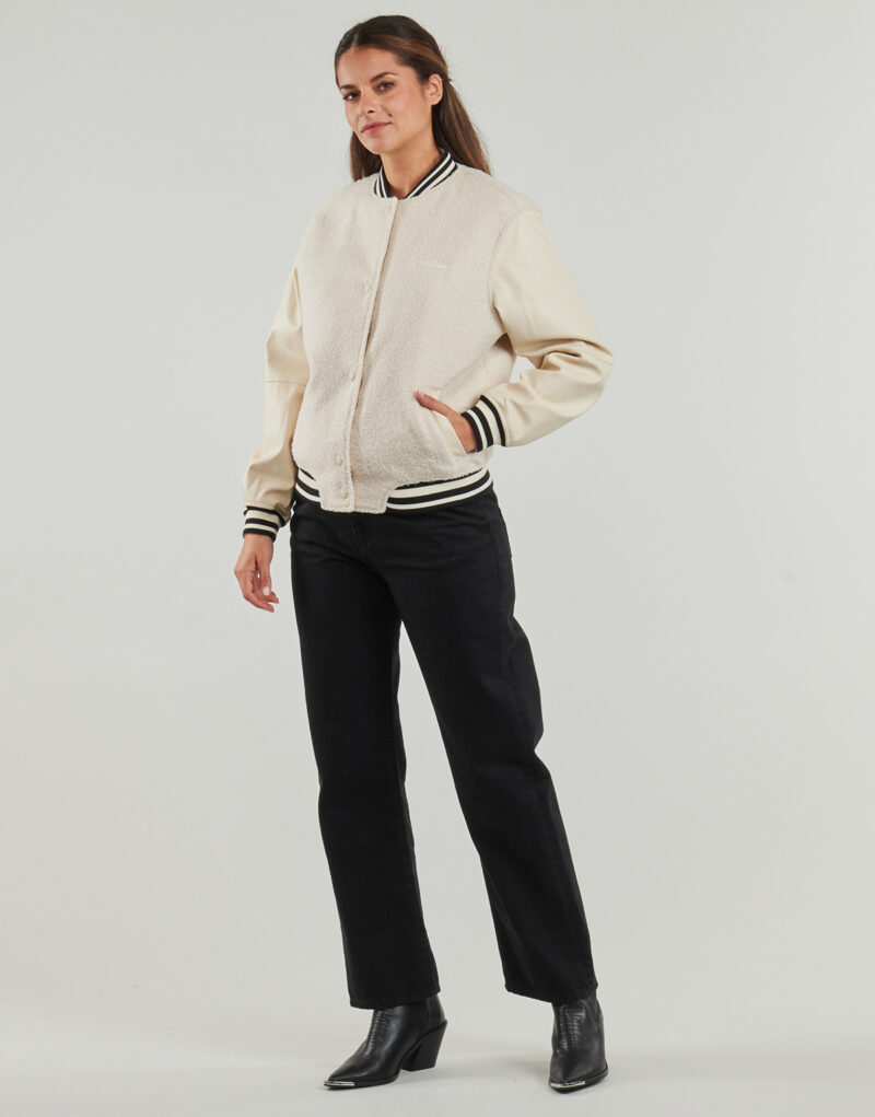 Jacke Guess DANIELLE Beige Damenjacken f&uuml;rs College - 3