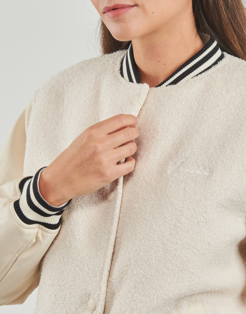 Jacke Guess DANIELLE Beige Damenjacken f&uuml;rs College - 5