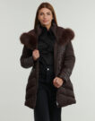 Piumino Guess NEW OXANA JACKET Marrone - Piumini Donna - 2