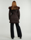 Piumino Guess NEW OXANA JACKET Marrone - Piumini Donna - 4