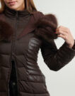 Piumino Guess NEW OXANA JACKET Marrone - Piumini Donna - 5