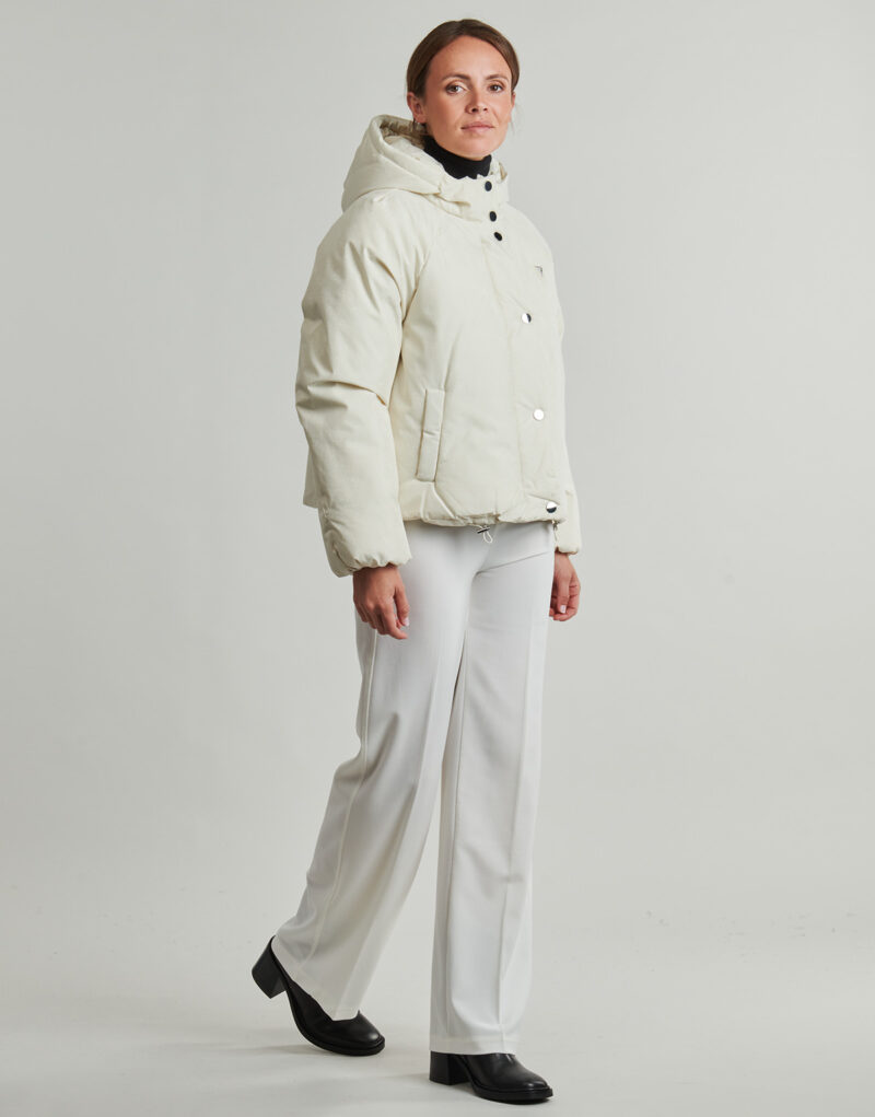 Doudoune Guess Doudoune femme 4G BOXY PUFFER beige - 3