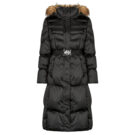 Doudoune Guess Doudounes noires pour femmes MARINA LONG - 1