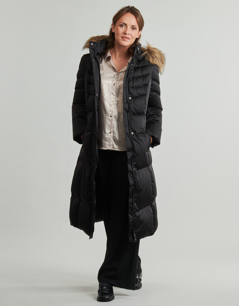 Doudoune Guess Doudounes noires pour femmes MARINA LONG - 2