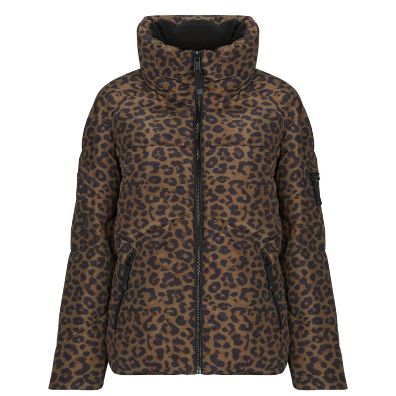 Doudoune Guess MARTDoudounes marron pour femmes INA PRINT - 1