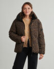 Doudoune Guess MARTDoudounes marron pour femmes INA PRINT - 2