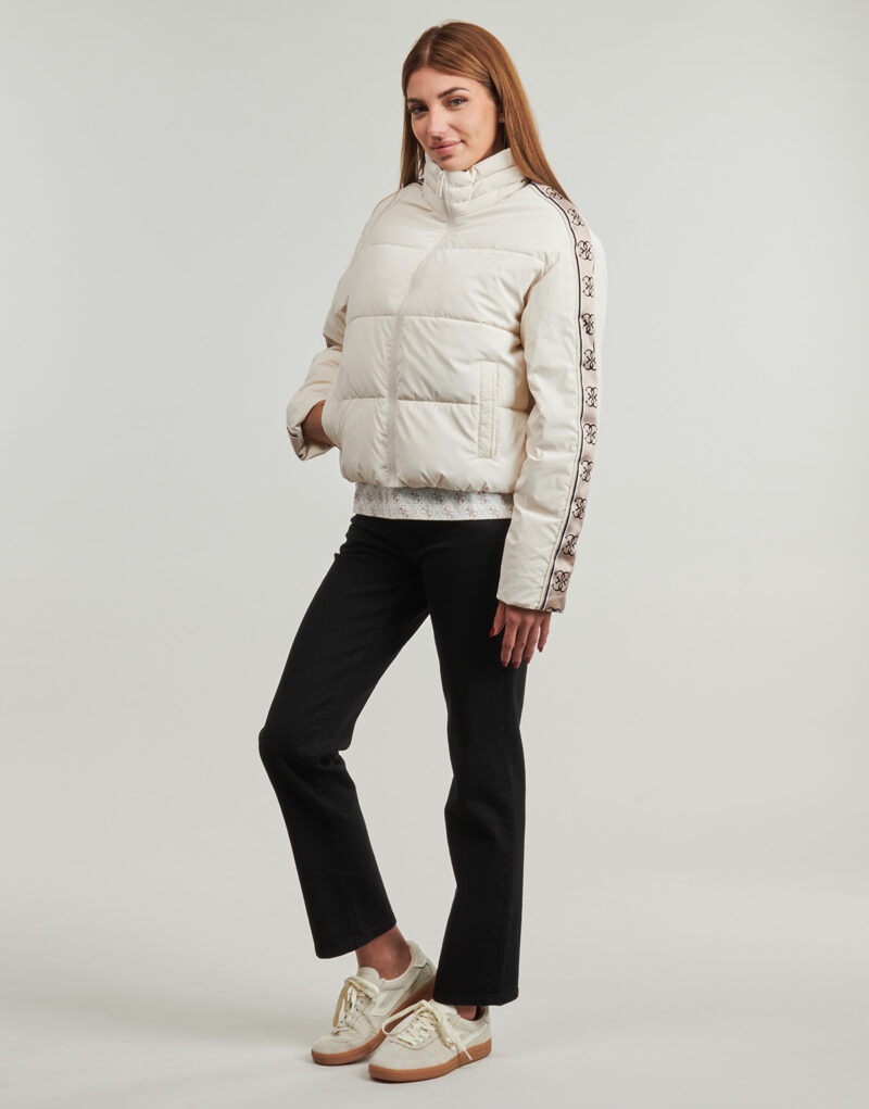 Daunenjacke Guess NEUE JEAN PUFFER Beige Damen-Daunenjacken - 3