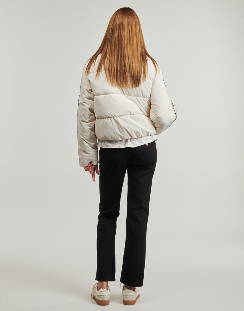 Daunenjacke Guess NEUE JEAN PUFFER Beige Damen-Daunenjacken - 4