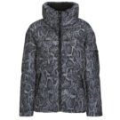 Duvet Guess MARTINA PRINT CROP Grey Women's Down Jackets - 1