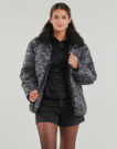Duvet Guess MARTINA PRINT CROP Grey Women's Down Jackets - 2