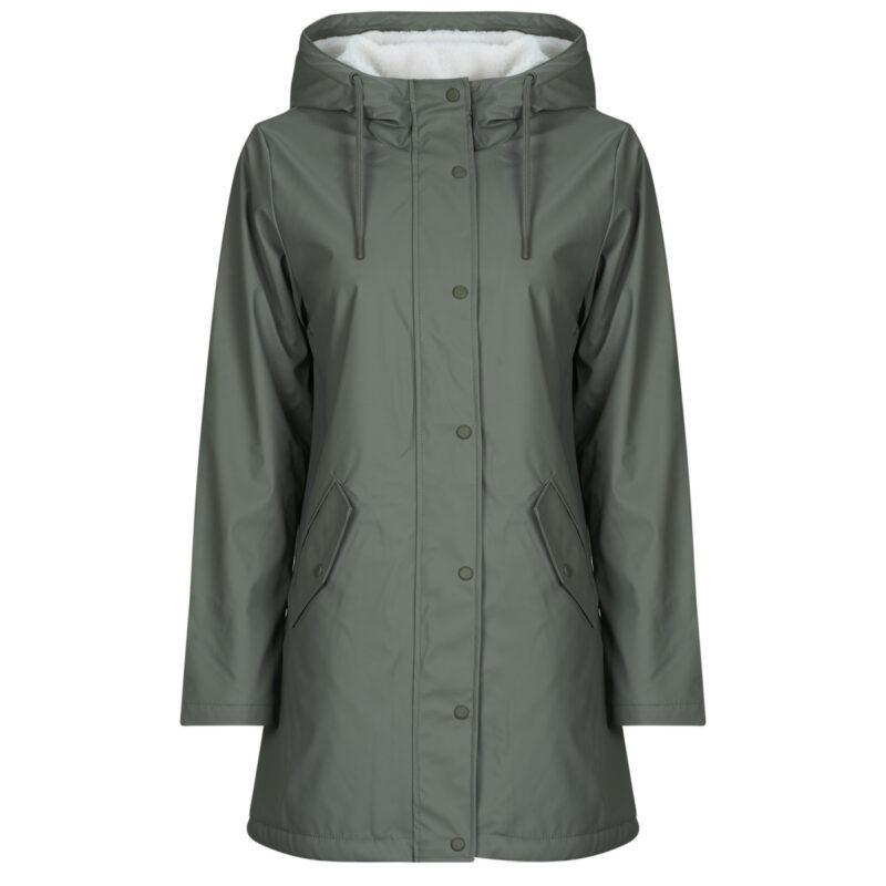 Parka  Only  ONLSALLY RAINCOAT OTW NOOS  Verde -   Parka Donna - 1