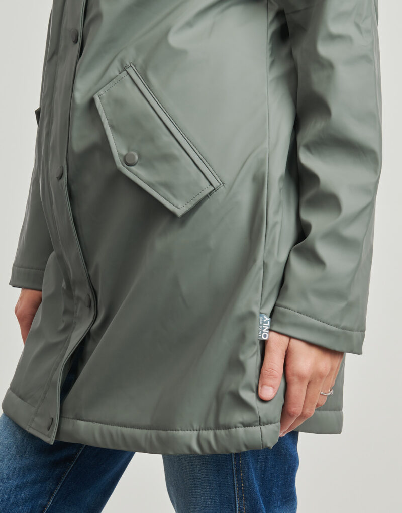Parka  Only  ONLSALLY RAINCOAT OTW NOOS  Verde -   Parka Donna - 5