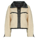 Mantella Only ONLPATTI LIFE TEDDY SHORT Beige Mantelle Donna - 1