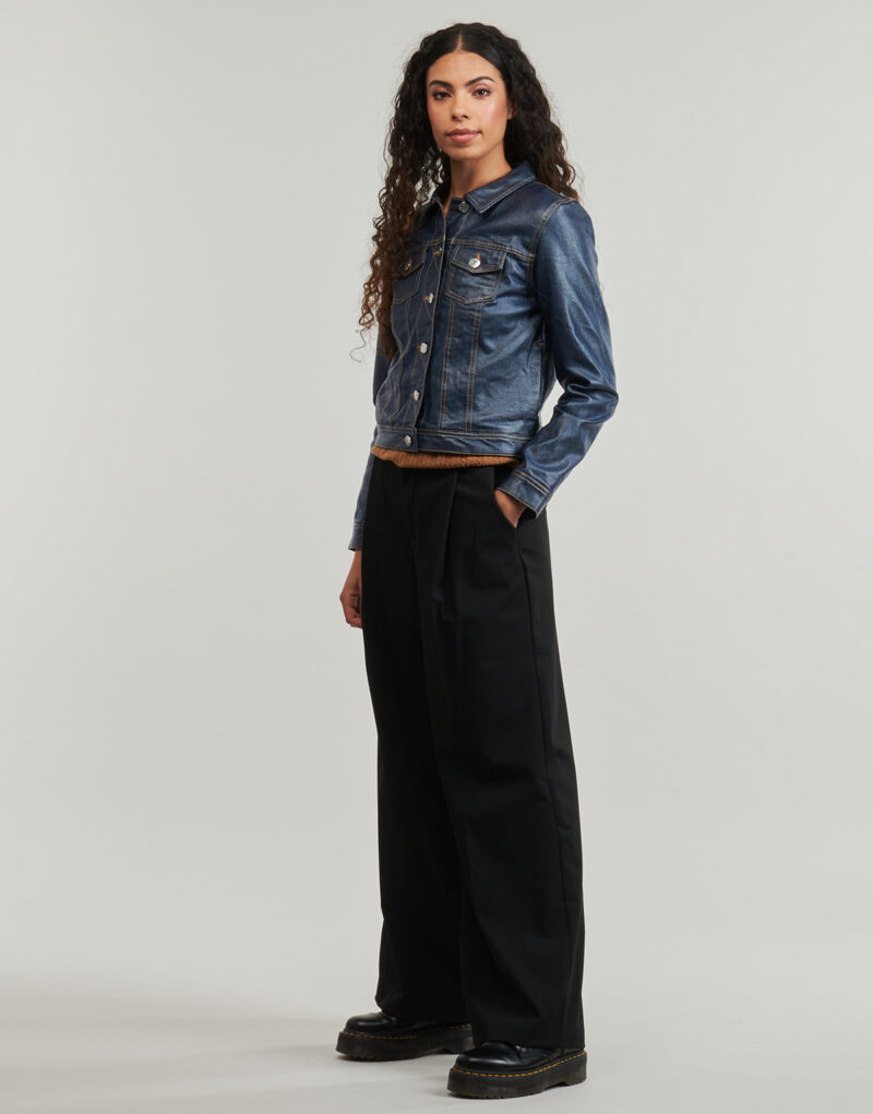 Giacca in pelle Only ONLCITA L/S COATED Marine Giacche in pelle Donna - 3
