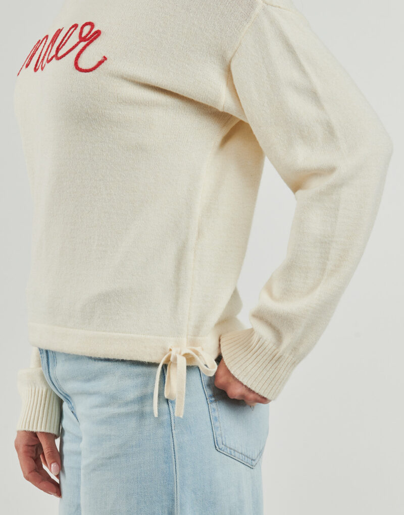 Felpe Only ONLKATIA LS TEXT Bianco Felpe Donna - 5