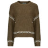 Pullover Only ONLAMANDA Braun Pullover Damen